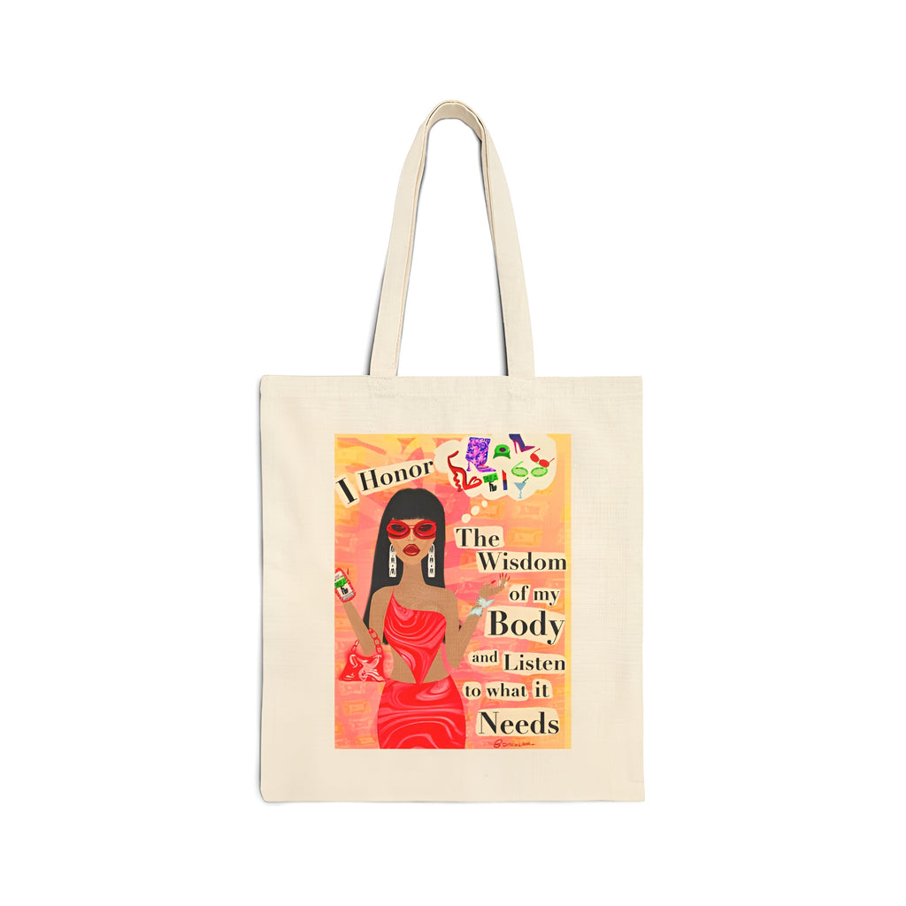 Body Wisdom Canvas Tote