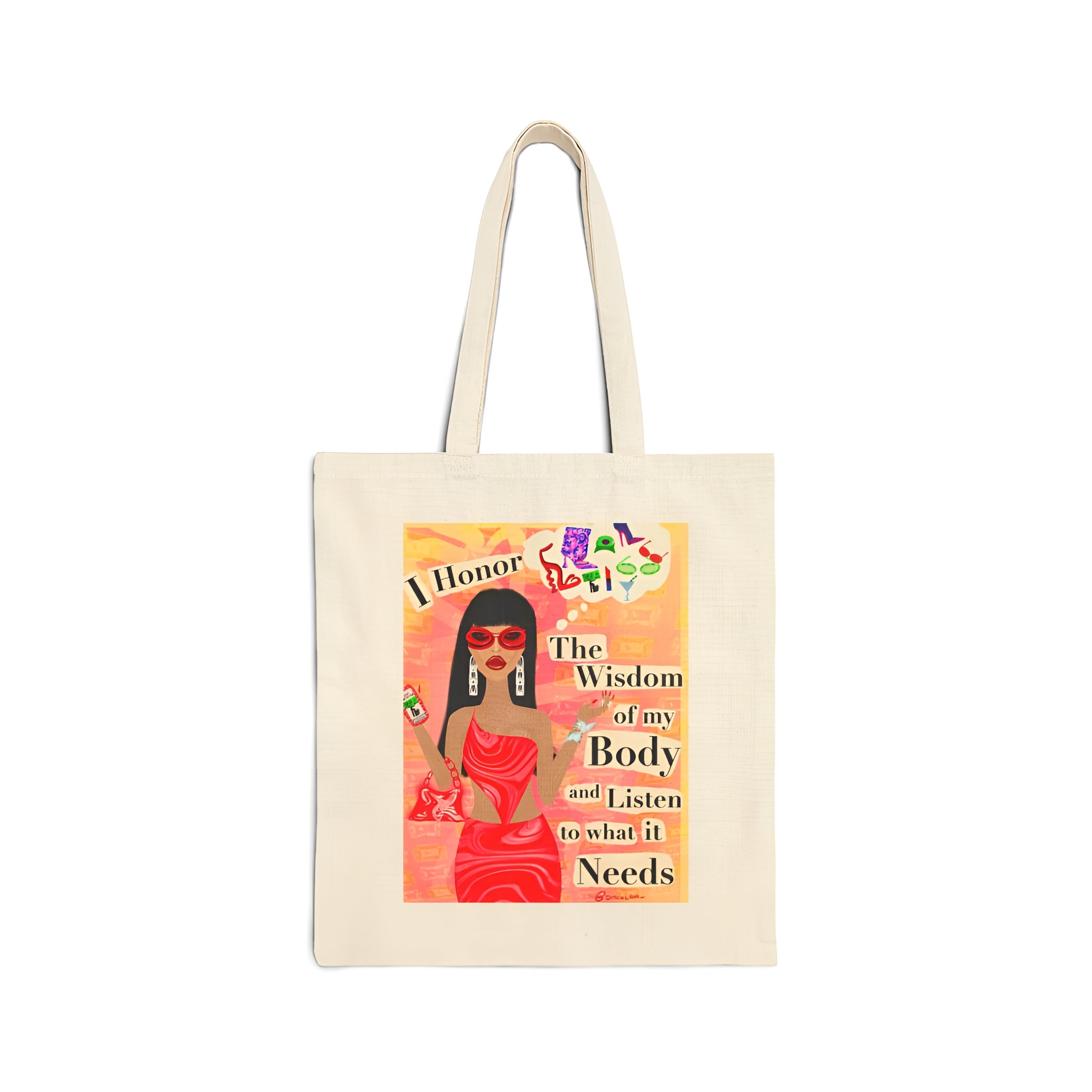 Body Wisdom Canvas Tote